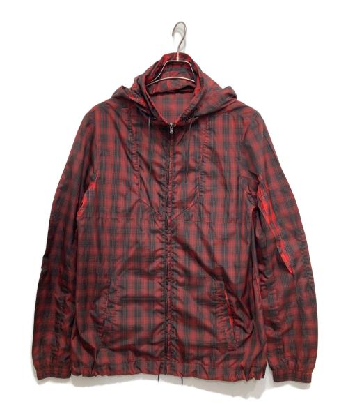 DIESEL Black Gold（ディーゼル ブラック ゴールド）DIESEL BLACK GOLD (ディーゼル ブラック ゴールド) ナイロンパーカー レッド サイズ:48の古着・服飾アイテム