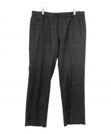 Martin Margiela14（マルタンマルジェラ14）の古着「チェックパンツ」｜ブラック
