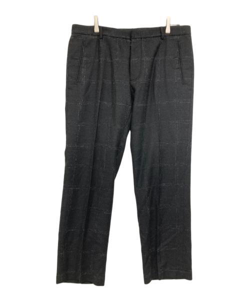 Martin Margiela14（マルタンマルジェラ14）Martin Margiela14 (マルタンマルジェラ14) チェックパンツ ブラック サイズ:52の古着・服飾アイテム