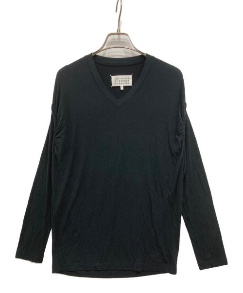 Martin Margiela1（マルタンマルジェラ1）Martin Margiela1 (マルタンマルジェラ1) デザインカットソー ブラック サイズ:Sの古着・服飾アイテム