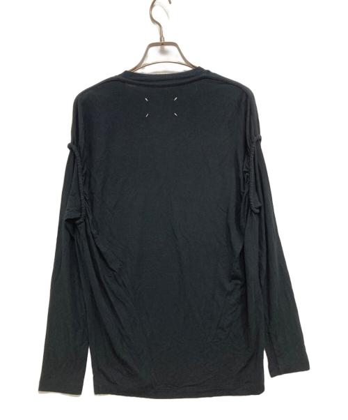 Martin Margiela1（マルタンマルジェラ1）Martin Margiela1 (マルタンマルジェラ1) デザインカットソー ブラック サイズ:Sの古着・服飾アイテム