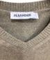 中古・古着 JIL SANDER (ジルサンダー) Vネックニット カーキ サイズ:40：12000円