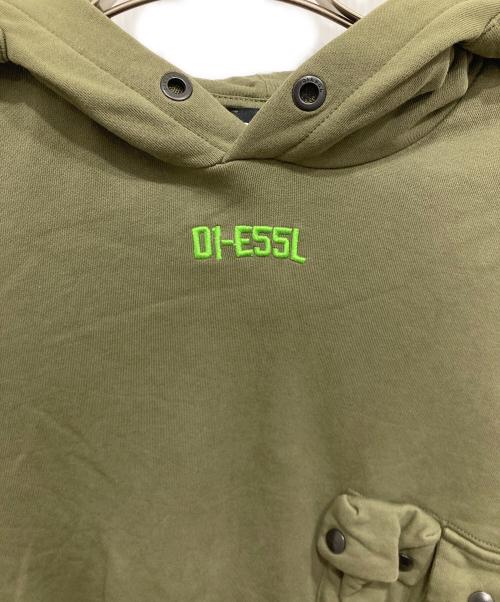 DIESEL（ディーゼル）DIESEL (ディーゼル) ギミックパーカー カーキ サイズ:12の古着・服飾アイテム