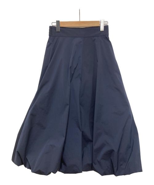 journal standard L'essage（ジャーナルスタンダード レサージュ）journal standard L'essage (ジャーナルスタンダード レサージュ) メモリータフタバルーンスカート ネイビー サイズ:38の古着・服飾アイテム