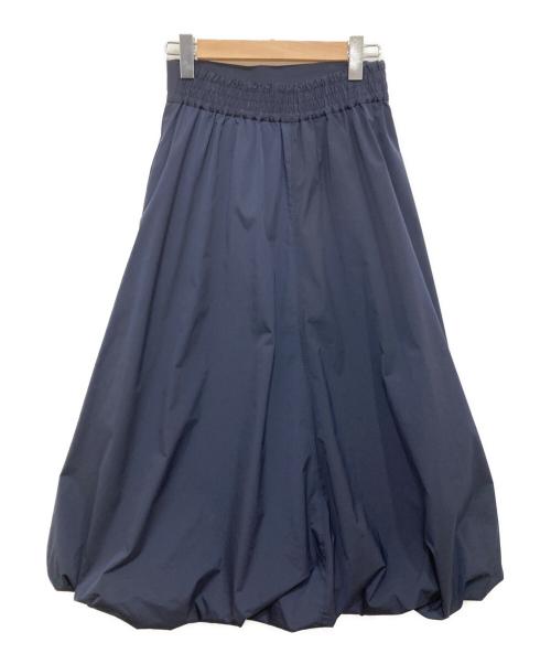 journal standard L'essage（ジャーナルスタンダード レサージュ）journal standard L'essage (ジャーナルスタンダード レサージュ) メモリータフタバルーンスカート ネイビー サイズ:38の古着・服飾アイテム