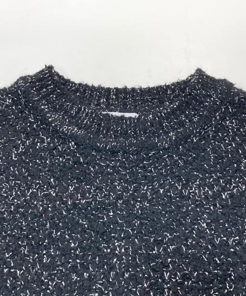 CLANE（クラネ）CLANE (クラネ) SIDE ZIP TWEED KNIT VEST ブラック サイズ:不明の古着・服飾アイテム