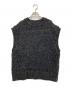 CLANE（クラネ）の古着「SIDE ZIP TWEED KNIT VEST」｜ブラック