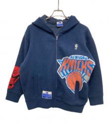 WIND AND SEA×NBA（ウィンダンシー×エヌビーエー）の古着「Jacquard Knit Hoodie」｜ネイビー
