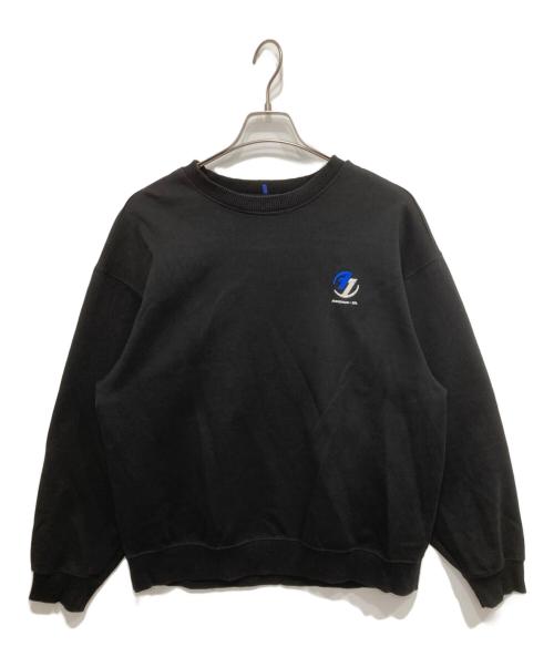 ZARA（ザラ）ZARA (ザラ) ADER error (アーダーエラー) ロゴスウェット ブラック サイズ:SーMの古着・服飾アイテム