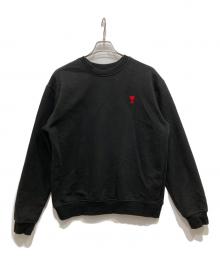AMI Alexandre Mattiussi（アミアレクサンドルマテュッシ）の古着「AMI DE COEUR SWEAT SHIRT」｜ブラック