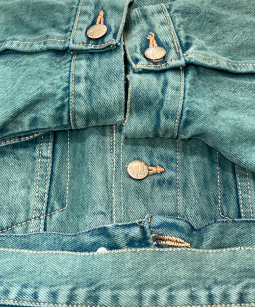 古着（フルギ）古着 (フルギ) デニムジャケット グリーン サイズ:不明の古着・服飾アイテム