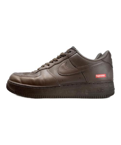 NIKE（ナイキ）NIKE (ナイキ) Supreme (シュプリーム) ローカットスニーカー ブラウン サイズ:27.5cmの古着・服飾アイテム