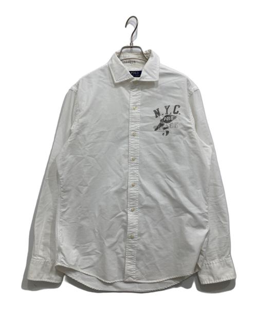 POLO RALPH LAUREN（ポロ・ラルフローレン）POLO RALPH LAUREN (ポロ・ラルフローレン) シャツ ホワイト サイズ:Mの古着・服飾アイテム