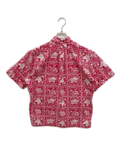 reyn spooner（レイン スプナー）reyn spooner (レイン スプナー) 90’sプルオーバーアロハシャツ レッド サイズ:Mの古着・服飾アイテム