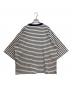 ORCIVAL (オーシバル) and wander (アンドワンダー) H/S T/ボーダーカットソー ホワイト サイズ:XL：6000円
