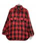 WOOLRICH（ウールリッチ）の古着「LONG SLEEVE AUTHENTIC FLANNEL SHIRT/チェックシャツ」｜レッド