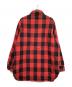 WOOLRICH (ウールリッチ) LONG SLEEVE AUTHENTIC FLANNEL SHIRT/チェックシャツ レッド サイズ:M：10000円