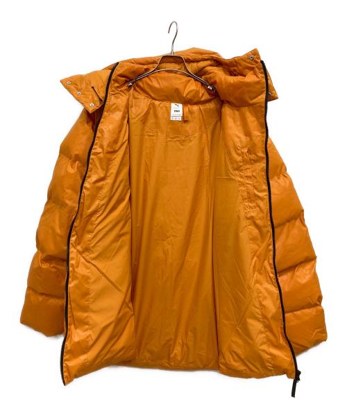 PUMA（プーマ）PUMA (プーマ) PAM (パム) OVERSIZED LONG PUFFER JACKET/中綿ジャケット オレンジ サイズ:Ｌの古着・服飾アイテム