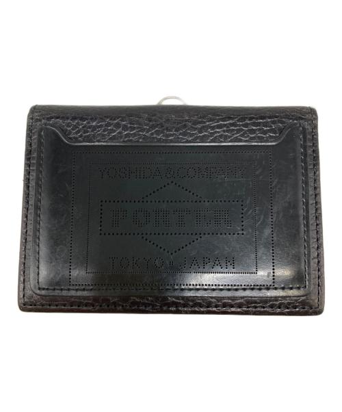PORTER（ポーター）PORTER (ポーター) GLAZE ID CASE/カードケース ブラックの古着・服飾アイテム