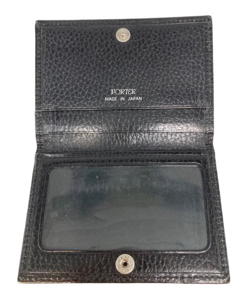 PORTER（ポーター）PORTER (ポーター) GLAZE ID CASE/カードケース ブラックの古着・服飾アイテム