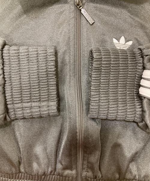 adidas（アディダス）adidas (アディダス) クロップドトラックジャケット ブラック サイズ:Sの古着・服飾アイテム