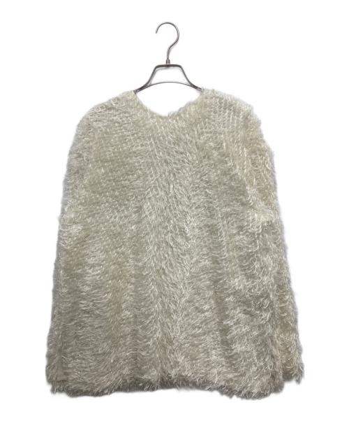 CLANE（クラネ）CLANE (クラネ) W FACE FREINGE TOPS/フリンジトップ ホワイト サイズ:SIZE1の古着・服飾アイテム