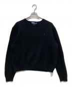 POLO RALPH LAURENポロ・ラルフローレン）の古着「ウールコットンニット」｜ブラック