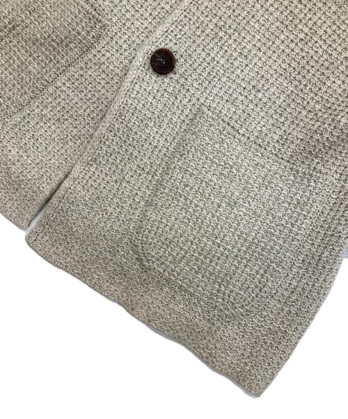 Cruciani（クルチアーニ）CRUCIANI (クルチアーニ) ニット3Bジャケット ベージュ サイズ:44の古着・服飾アイテム