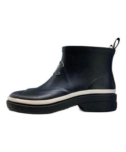 CHANEL（シャネル）CHANEL (シャネル) レインブーツ ブラック サイズ:SIZE37の古着・服飾アイテム