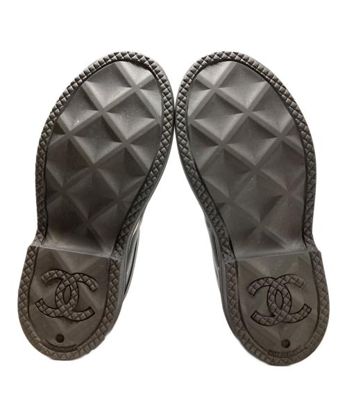 CHANEL（シャネル）CHANEL (シャネル) レインブーツ ブラック サイズ:SIZE37の古着・服飾アイテム