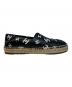 中古・古着 CHANEL (シャネル) ココマークエスパドリーユスリッポン ブラック サイズ:SIZE37：50000円