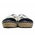 CHANEL (シャネル) ココマークエスパドリーユスリッポン ホワイト サイズ:SIZE37：50000円