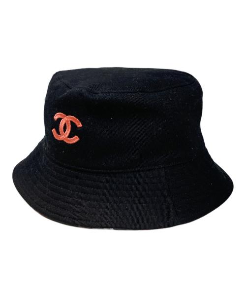 CHANEL（シャネル）CHANEL (シャネル) リバーシブルバケットハット ブラックの古着・服飾アイテム