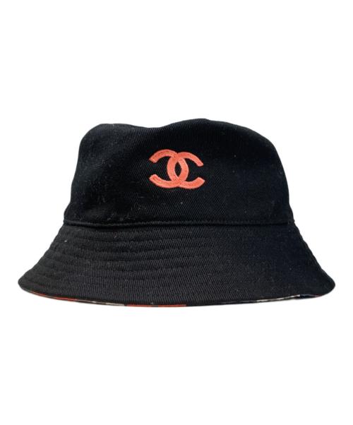 CHANEL（シャネル）CHANEL (シャネル) リバーシブルバケットハット ブラックの古着・服飾アイテム
