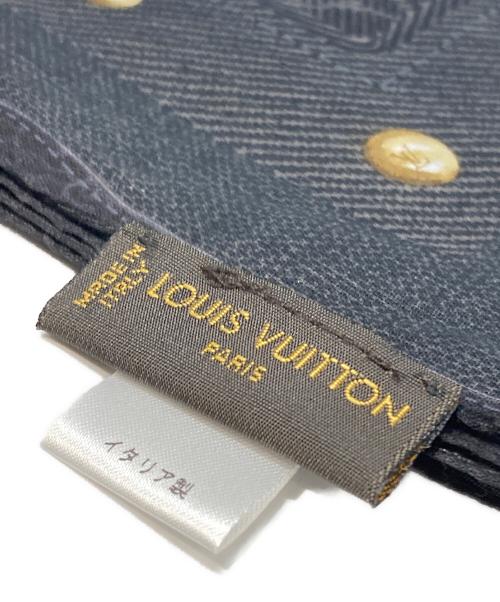 LOUIS VUITTON（ルイ ヴィトン）LOUIS VUITTON (ルイ ヴィトン) モノグラムコットンストール ブラックの古着・服飾アイテム
