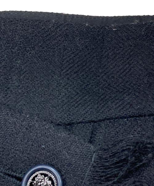 CHANEL（シャネル）CHANEL (シャネル) ツイードフリンジラップミニスカート ブラック サイズ:SIZE38の古着・服飾アイテム