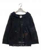 CHANELシャネル）の古着「プルオーバーニット」｜ブラック