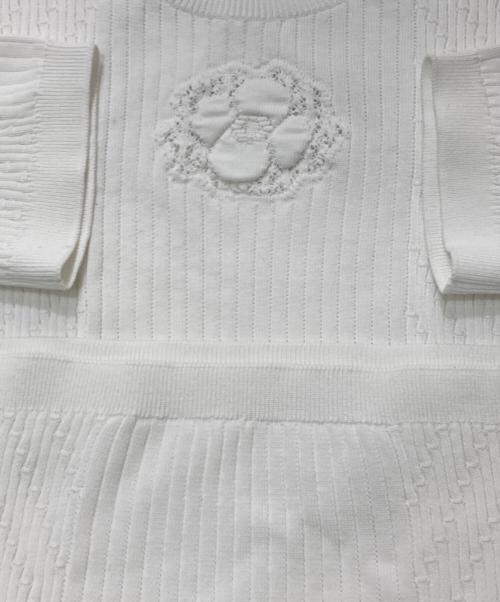 CHANEL（シャネル）CHANEL (シャネル) 半袖ニット ホワイト サイズ:SIZE36の古着・服飾アイテム