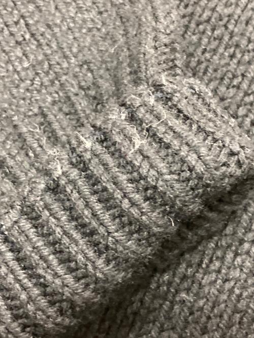 ermanno scervino（エルマノシェルビーノ）ERMANNO SCERVINO (エルマノシェルビーノ) レース刺繍ニット ブラック サイズ:Ｓの古着・服飾アイテム