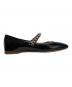 中古・古着 MIU MIU (ミュウミュウ) パテントレザーメリージェーン ブラック サイズ:SIZE35：25000円