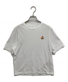 maison kitsune（メゾンキツネ）の古着「スピーディフォックスパッチTシャツ」｜ホワイト