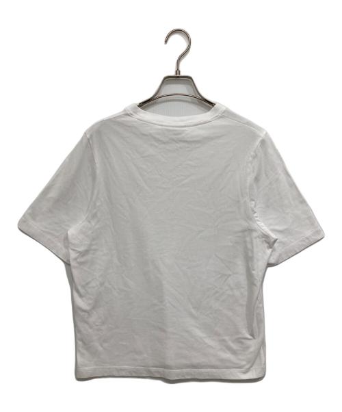 maison kitsune（メゾンキツネ）MAISON KITSUNE (メゾンキツネ) スピーディフォックスパッチTシャツ ホワイト サイズ:XSの古着・服飾アイテム