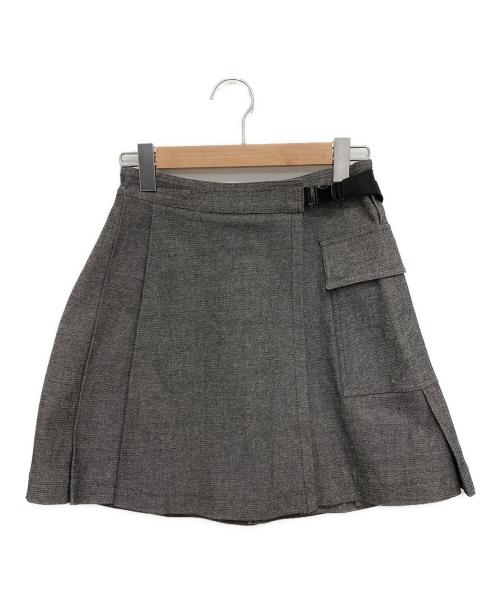 Christian Dior（クリスチャン ディオール）Christian Dior (クリスチャン ディオール) プリーツミニスカート グレー サイズ:SIZE42の古着・服飾アイテム