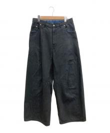 MAISON SPECIAL（メゾンスペシャル）の古着「Three-Dimensional Cutting Denim Pants/デニムパンツ」｜インディゴ