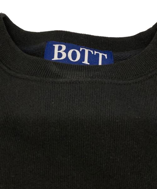 BoTT（ボット）BoTT (ボット) クルーネックスウェット ブラック サイズ:Lの古着・服飾アイテム