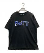 BoTT×MEGURU YAMAGUCHIボット×メグルヤマグチ）の古着「ロゴTシャツ」｜ブラック
