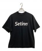 SETINNセットイン）の古着「Tシャツ」｜ブラック