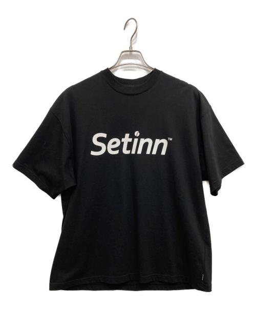 SETINN（セットイン）Setinn (セットイン) Tシャツ ブラック サイズ:Mの古着・服飾アイテム