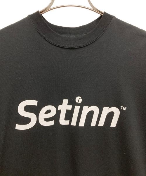 SETINN（セットイン）Setinn (セットイン) Tシャツ ブラック サイズ:Mの古着・服飾アイテム
