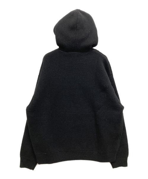 stussy（ステューシー）stussy (ステューシー) ニットパーカー ブラック サイズ:Mの古着・服飾アイテム
